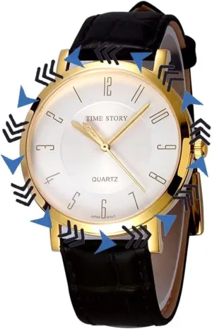 The Watch|Reverse Watch|Flip Scale|All Steel Case-High-end campaign stratagem poison consent harness gloss Movement-Leather Strap, Great Gift Watches(Male 2) CXML&DASHE Invert 
