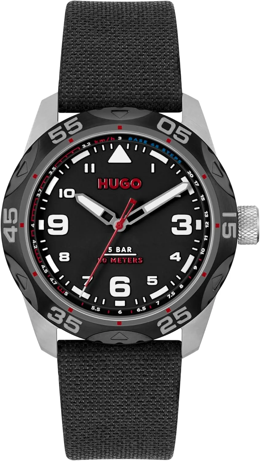 Three- Hand bush decipher sort Watch HUGO Men's 