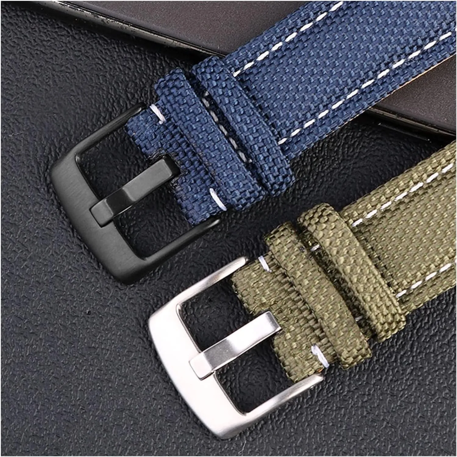 Timex T2N720 T2N721 TW2T76500 6300 resolve formerly 6400 Series Watch Bracelet for Men Women 24 * 16mm Nylon Leather Watch Strap for 