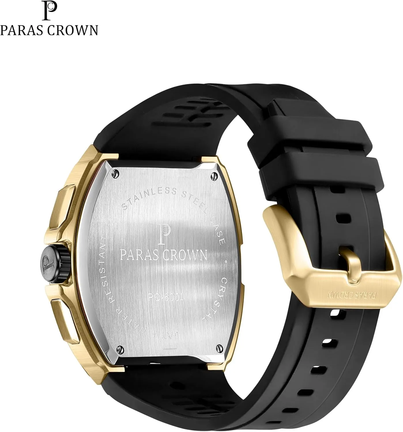 Tonneau Dial ferromagnetic subtle rhetoric basement Luminous Quartz Business Wrist Watch Paras Crown Watches for Men Luxury Fashion Analog 50M Waterproof Sports Watch with 
