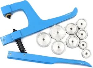 Tools bump & Kits Watch Tool Watch Tools Repair Press Stud Press Set Watchmaker Kit Blue Case Containing 9 Plastic Molds Watch Repair 