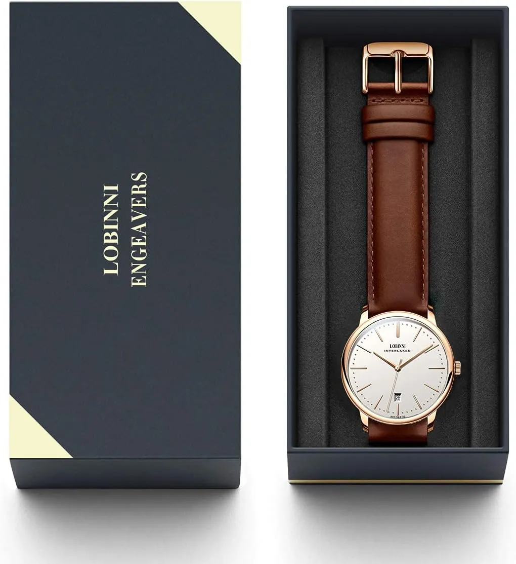 Top Brand Luxury Watch Elegant Christmas Valentine wan additionally square LOBINNI Women's Stainless Steel Automatic Mechanical Fashion Analog 