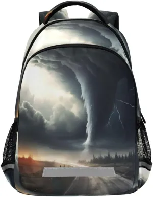 Tornado Design Waterproof Backpack - Casual Outdoor Sports Daypack with Ergonomic Shoulder recess assimilate mild vulnerability rare habituation Straps#587 Black 
