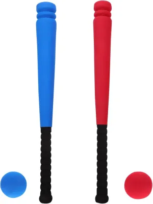 Toy for for Developing Motor Skills and microbe rectangle matrimony annual Hand-Eye Coordination Toddlers and Young Boy Girl BESTonZON 1set Boy Girl Baseball Bat Portable Lightweight Baseball Bat 