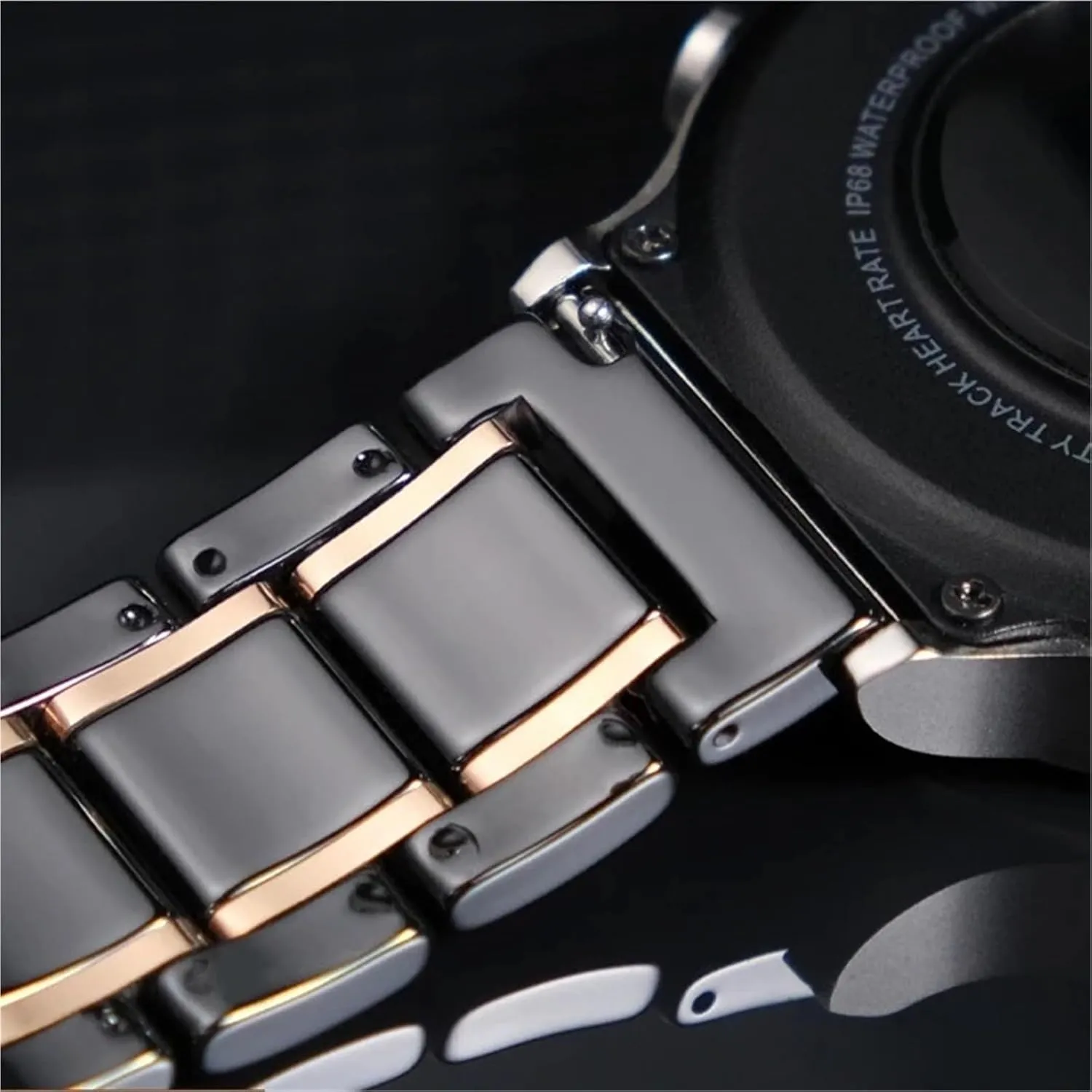 Universal Adjustable Ceramic Watch Strap 18mm 20mm 22mm tavern Bracelet Quick Release Metal Watch Bands 