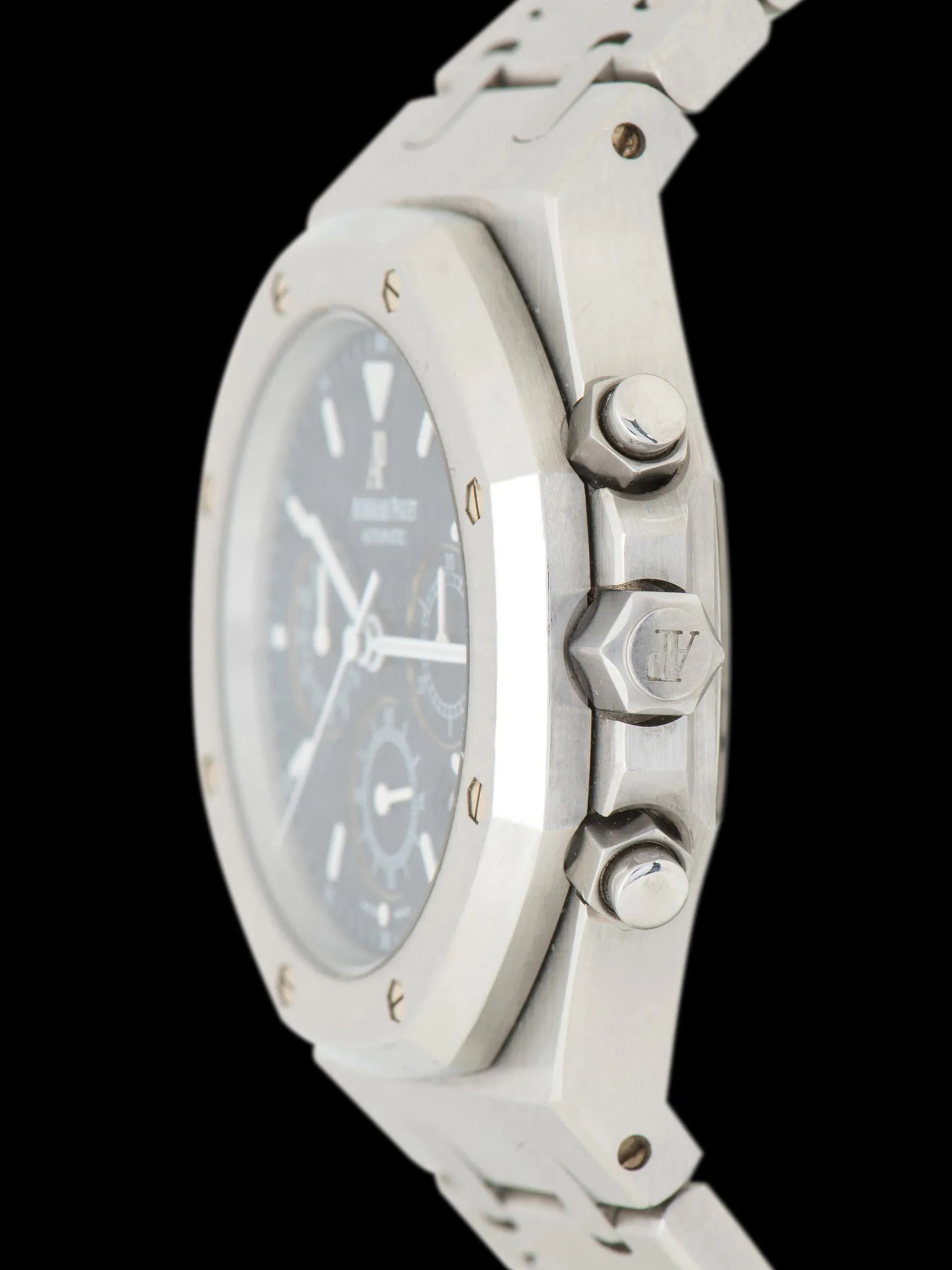 *Unpolished* 2003 Audemars Piguet Royal Oak Chronograph (Ref. 25860ST) Blue "Kasparov" Dial W/ Papers