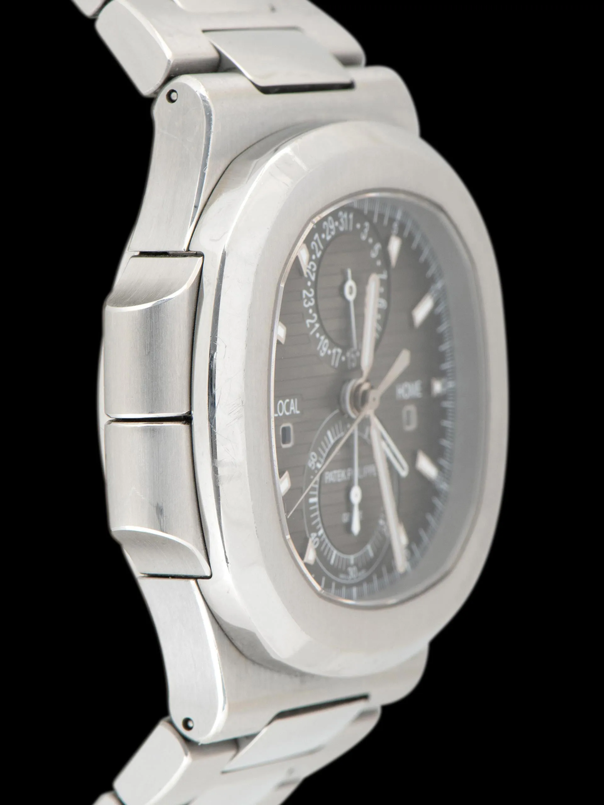 *Unpolished* 2019 Patek Philippe Nautilus Travel-Time Chronograph (Ref. 5990/1A) Grey Dial W/ Full Set
