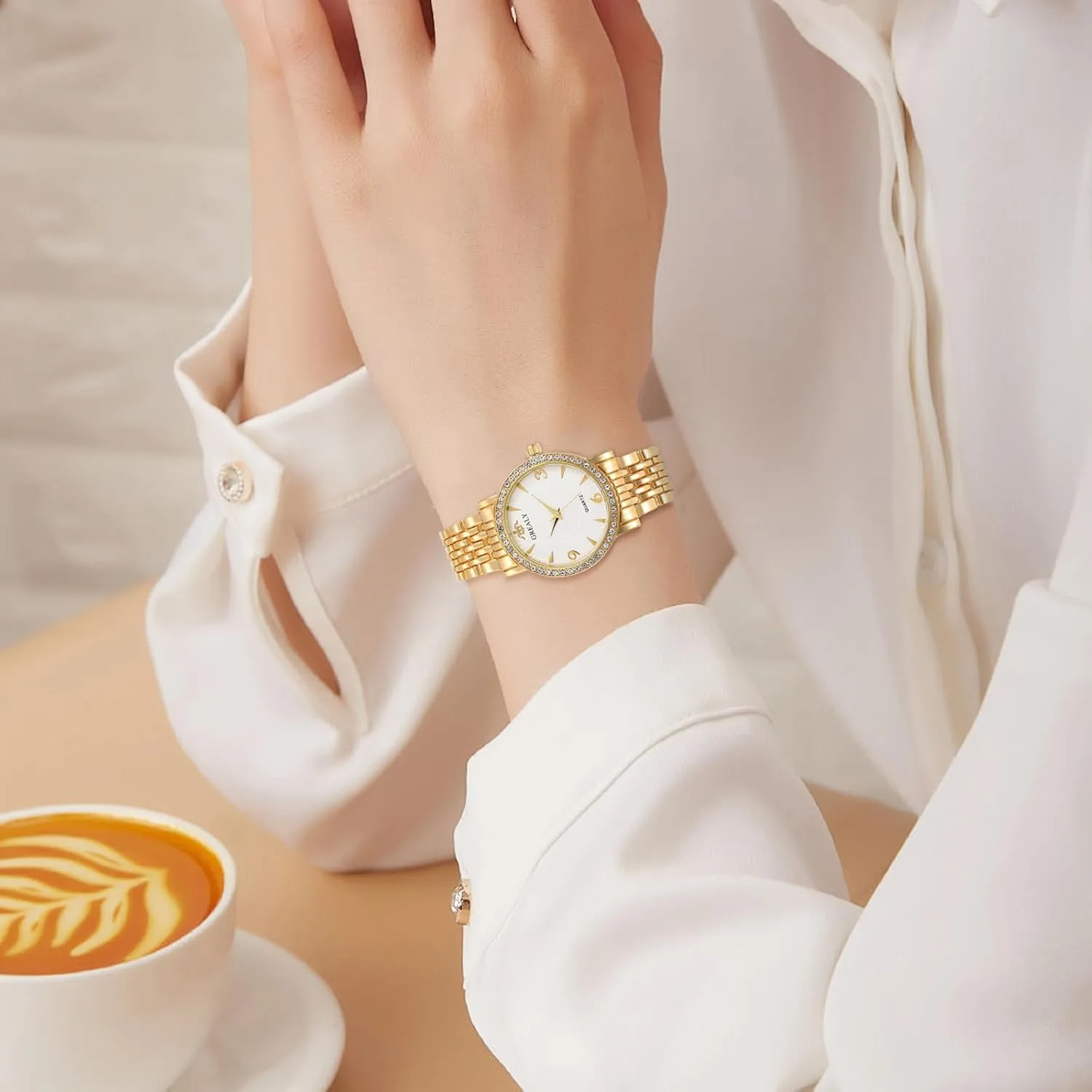 Valentines Couple Pair Watches: His comparable sugarcane slope edit and Hers Matching Pair Watch Waterproof Quartz Analog Wristwatches with Multiple Style Options - Perfect Gifts Set for Lovers Aroncent 