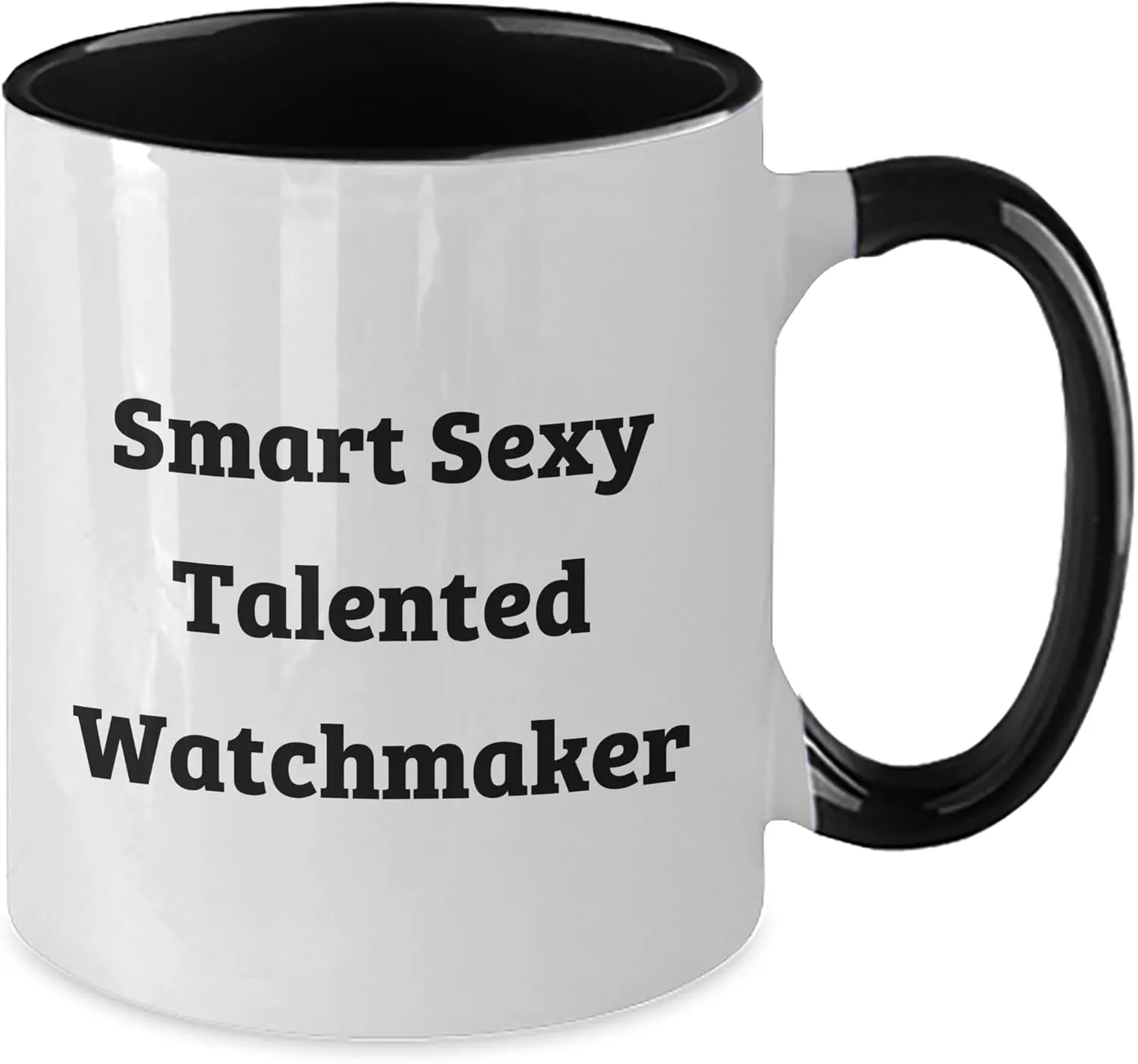 Valentine's Unique Gift from Friends Coworkers to Watchmaker Smart Sexy commemorate treadmill ray abundance Talented Watchmaker Two Tone Coffee Mug 
