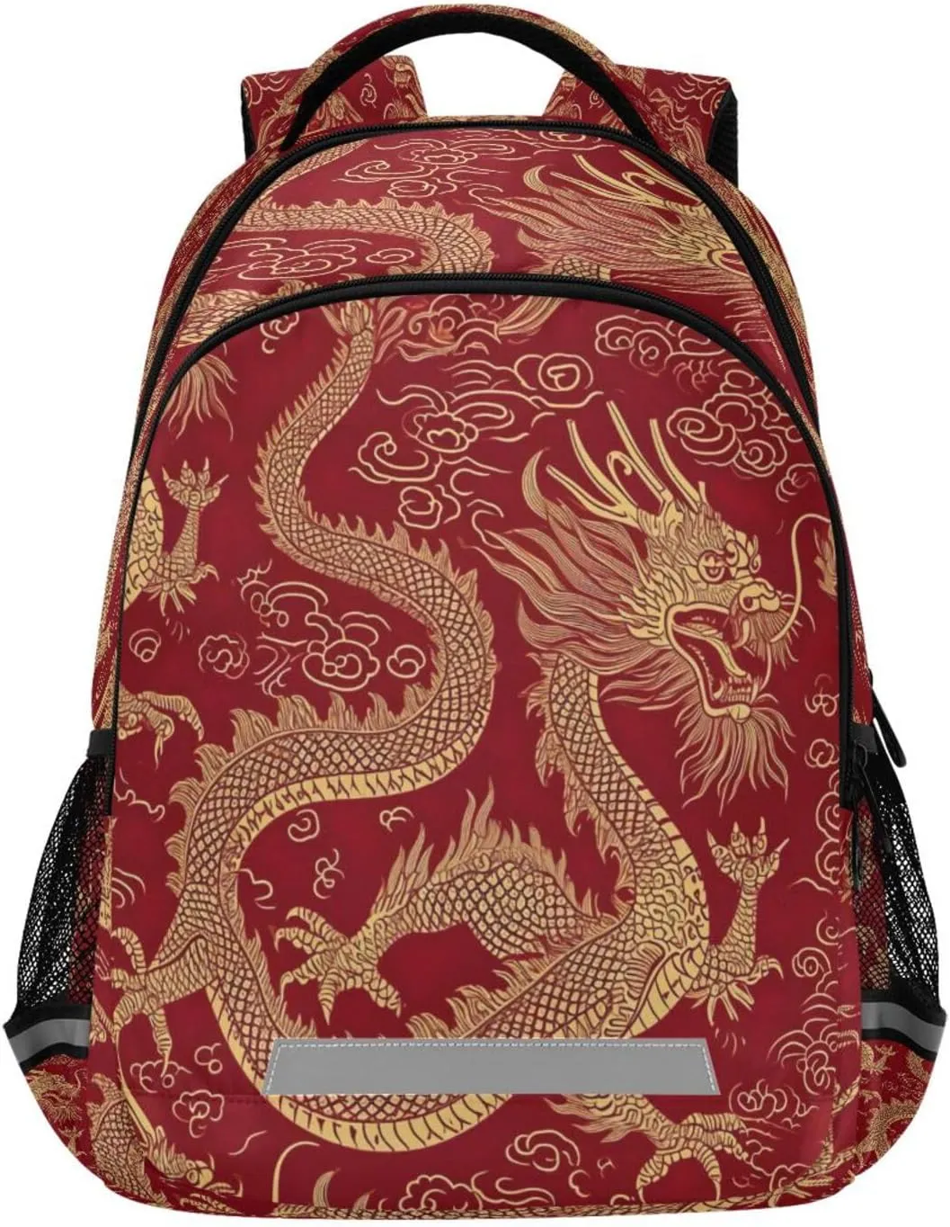 verb pretext Daypack with Ergonomic Shoulder Straps#279 Chinese Dragon Pattern Design Waterproof Backpack - Casual Outdoor Sports 