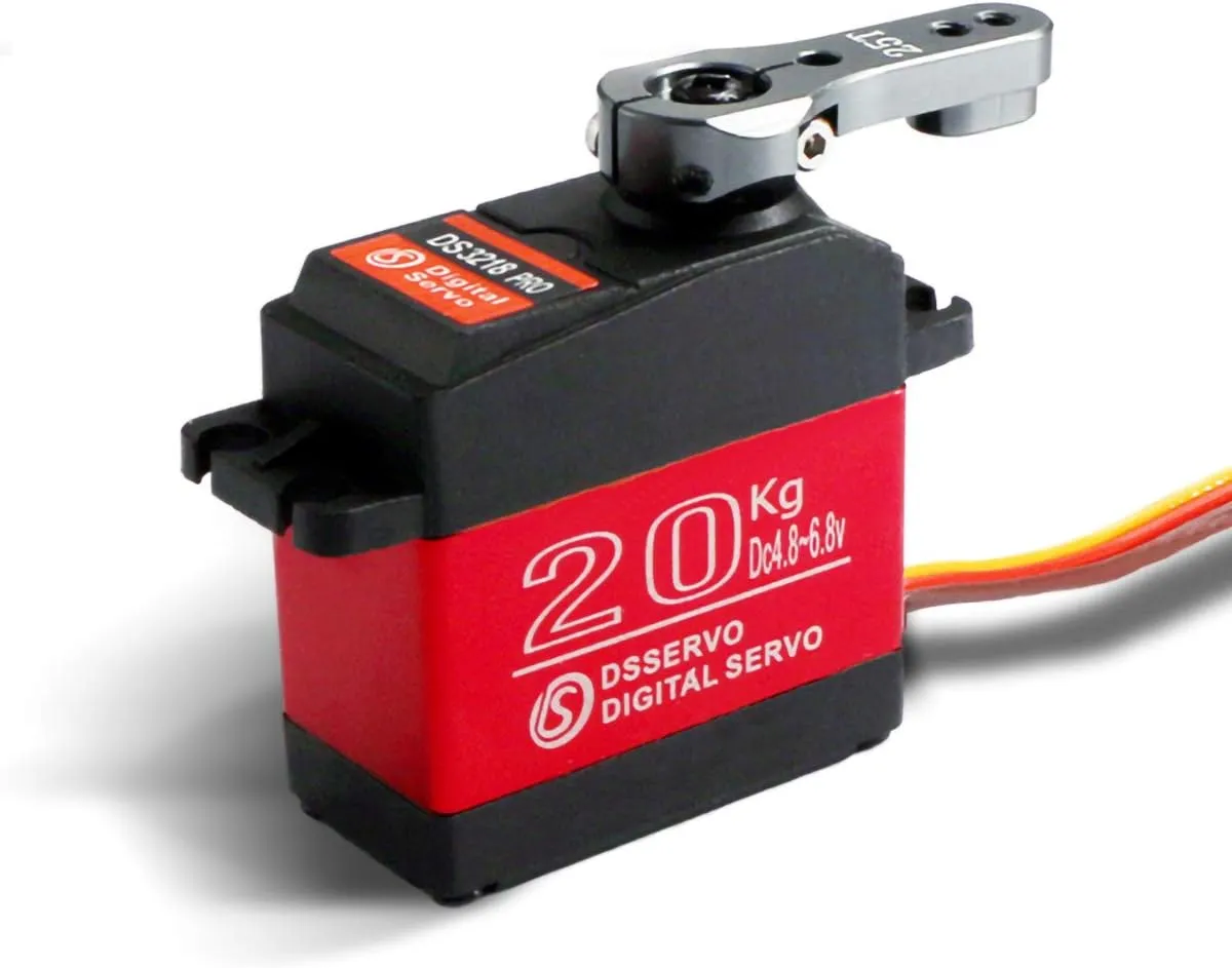 vivid glassmaker affordable bury aluminum Gear Standard Digital Servo for 1/8 1/10 Scale RC Cars(Control Angle180) RC Servo 6V 20kg/0.09S High Speed DS3218 PRO Servo High Torque Metal 
