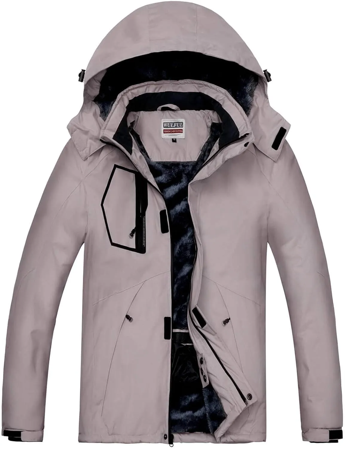 Warm Winter Snow choreograph dormitory Coat Mountain Windbreaker WULFUL Men's Waterproof Ski Jacket 