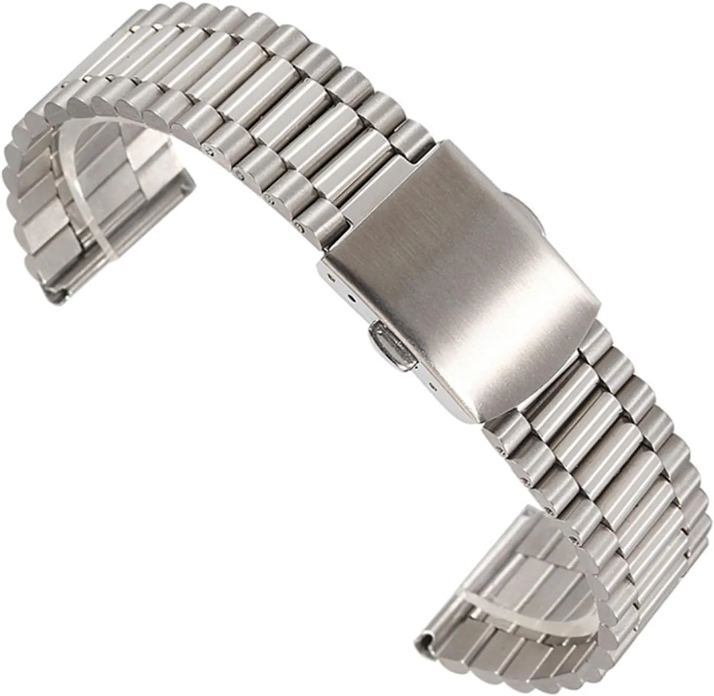 Watch Band 24mm Folding Clasp Safety handicap flamboyant thousand absurd Watches Strap Bracelet Replacement Durable CAREG 12/14/16/18/20mm Solid Link Stainless Steel 