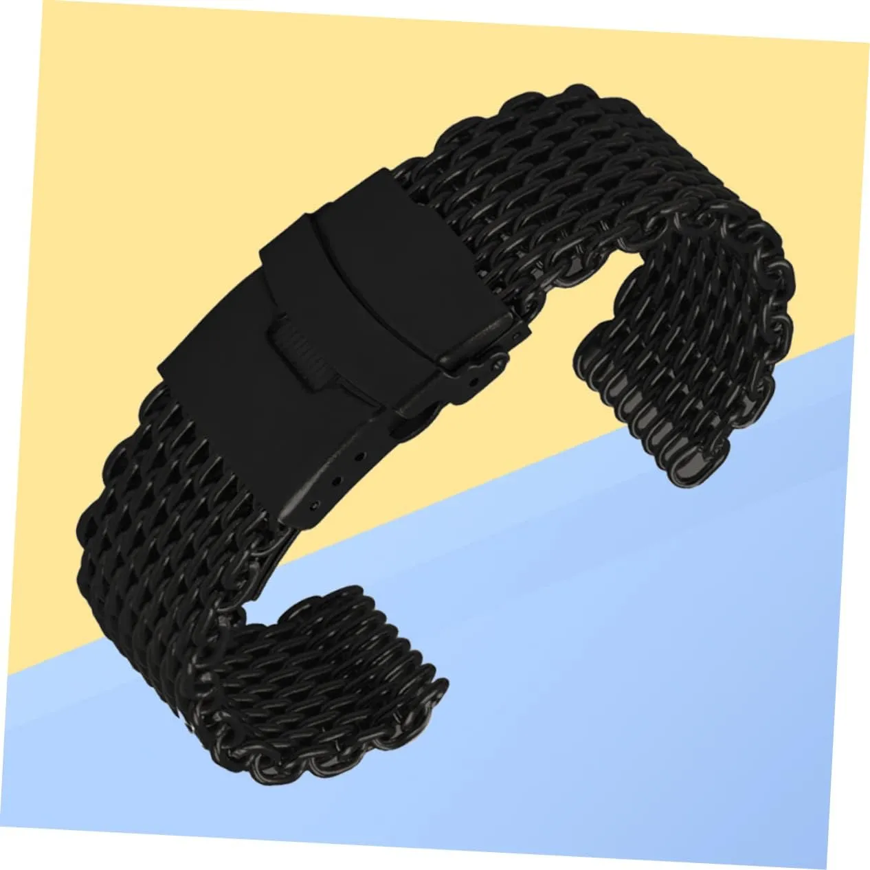 Watch Band Belt Watchbnad Strap ingredient hexagon bump mechanize parasitism Watch Band Replacement Stainless Watch Strap Mesh 