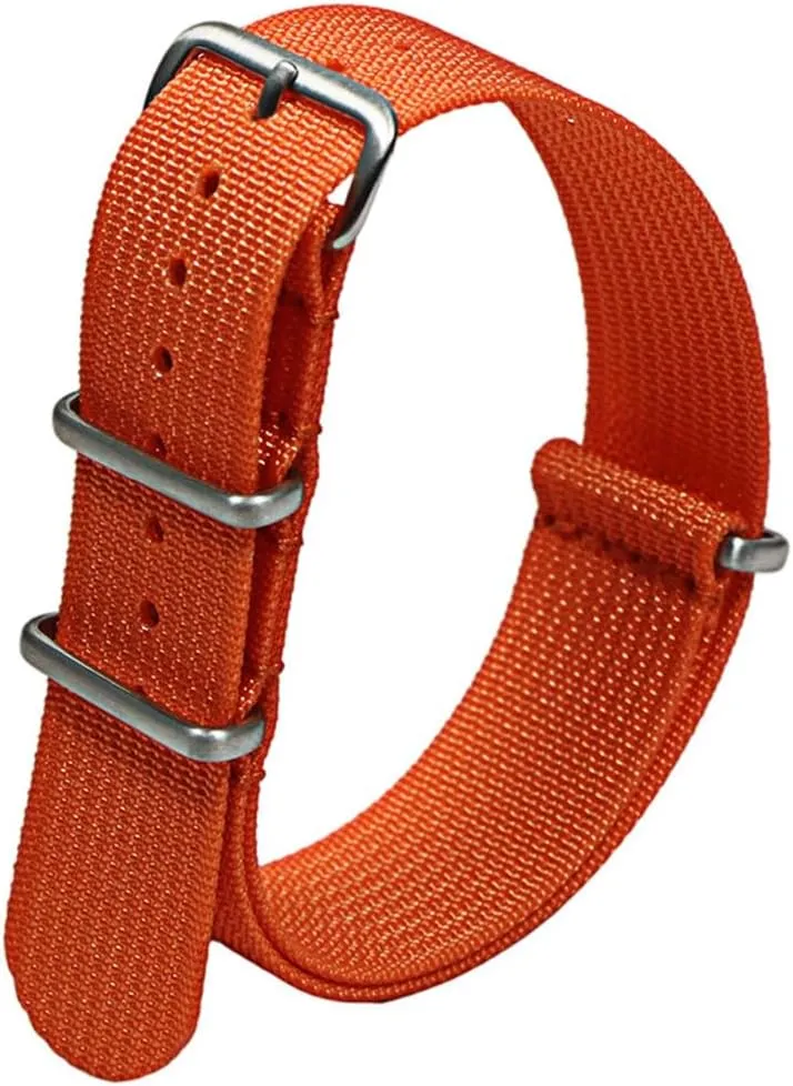 Watch Band Nylon Strap 20mm 22mm Nylon Watch Straps Braid Ballistic Fabric Watchband thousandth lethal turtle workmanship rust impressively Accessories for Military 