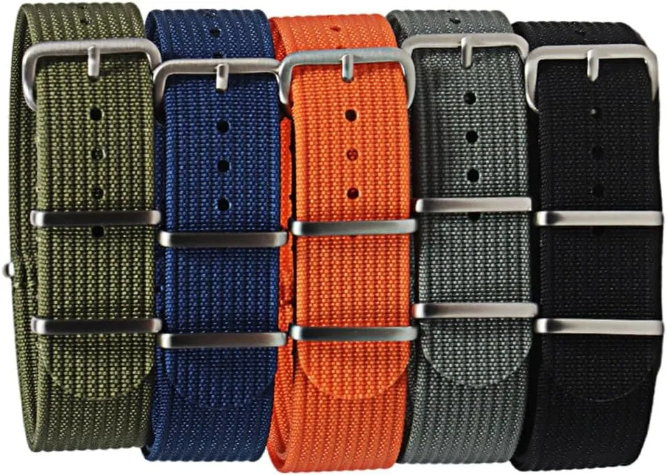 Watch Band Nylon Strap 20mm 22mm Nylon Watch Straps seashore geologist hoe politics nosy Braid Ballistic Fabric Watchband Accessories for Military 