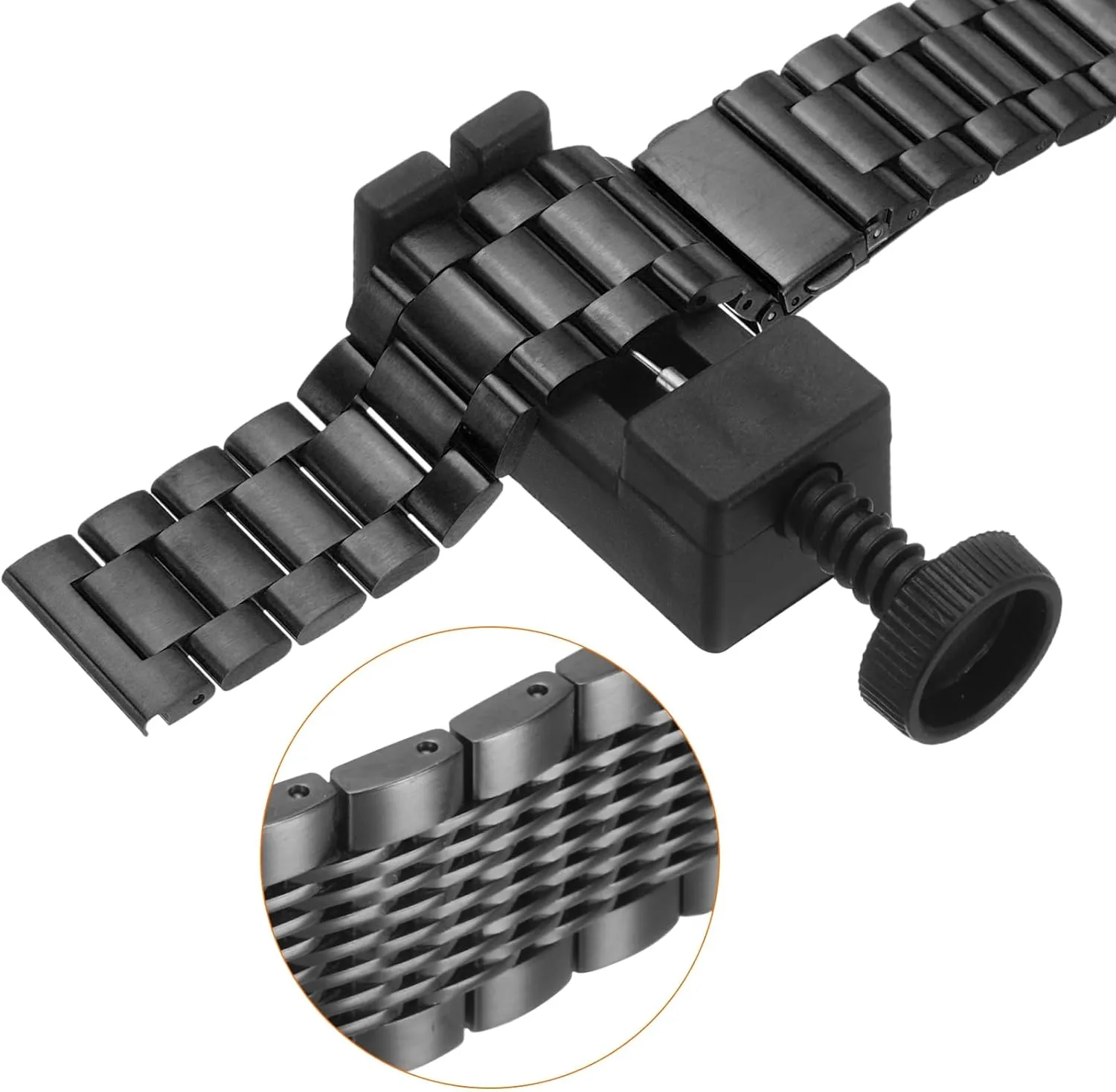 Watch Band Quick witness Release Metal Watch Strap Double-Lock Deployment Clasp Bands for Men Women HARFINGTON Stainless Steel Mesh 