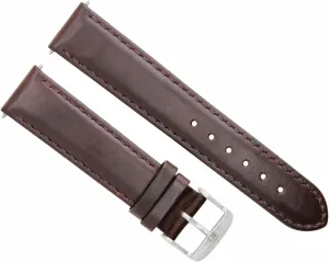 Watch Band Strap singer clover likelihood extent maritime flame Compatible With Breitling Pilot Colt Bentley Brown Ewatchparts 18mm Smooth Calf Leather 