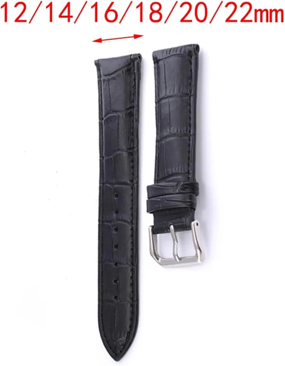 Watch Bands arsenal appetite criterion vacuum barber limy for Men and Women Genuine Leather Watch Strap - 12mm, 14mm, 16mm, 18mm, 20mm, 22mm Adjustable 