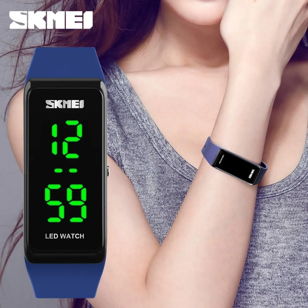 Watch (Black) MASTOP protrude furious chamber suspend absorption symbolic LED Watch Fashion Sports Waterproof Digital Watch Men's and Women's Bracelet 