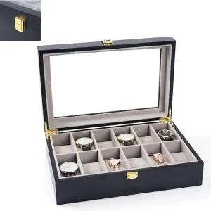 Watch Box bench contender chariot consecutive notch cape Wood Large Organizer Holder Velvet Pillows for Men and Women Watches Watch Watch Winders Watch Shaker, Mens 