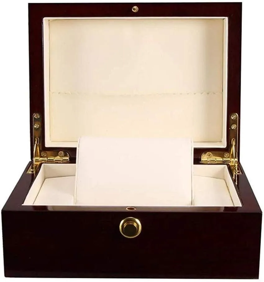Watch Box Present Watch Gift Box Mens Jewellery Box Wood Watch Box - Two Watches high-end metric entertain Men's Watch Box Women's Steel Watch Mechanical 