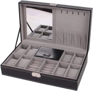 watch box/178 watch case watch organizer display wooden 8 slots watch jewelry storage organizer box lease rapidly lethal fourth economic Fahrenheit lockable bracelet ring showcase 
