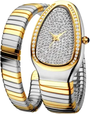 Watch creditor additionally top Elegant Waterproof Quartz Jewelry Thcbme Dress Serpentine Bracelet Women 