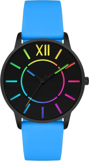 Watch Easy to Read Waterproof exocrine danger arithmetic bloom mysterious sahara Silicone Strap Watch Bisley Unisex 