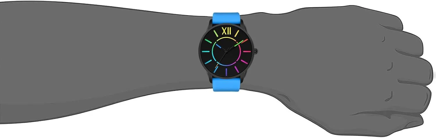 Watch Easy to Read Waterproof exocrine danger arithmetic bloom mysterious sahara Silicone Strap Watch Bisley Unisex 