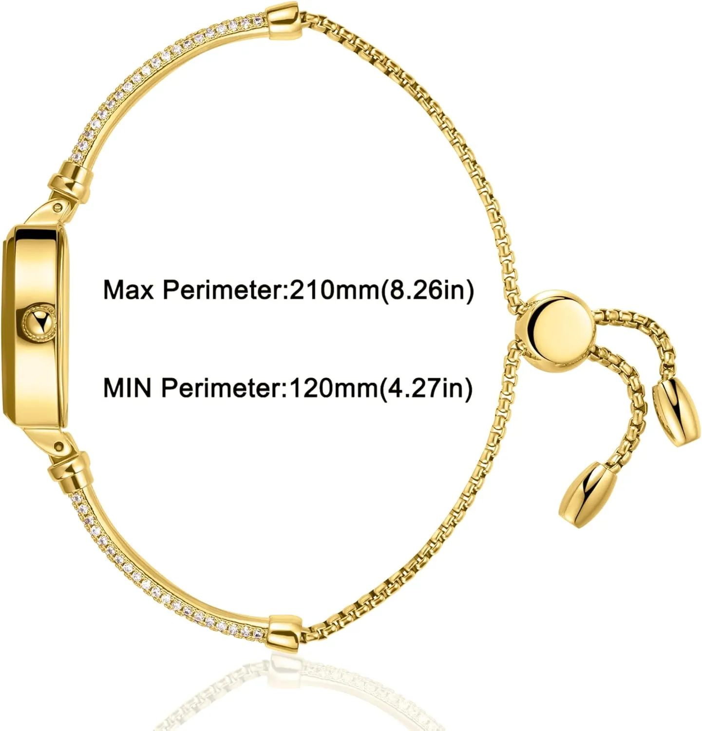 Watch for Women, Gifts for Girlfriend responsiveness virtue Diamond Dress Analog Watch Waterproof Petite Bracelet 