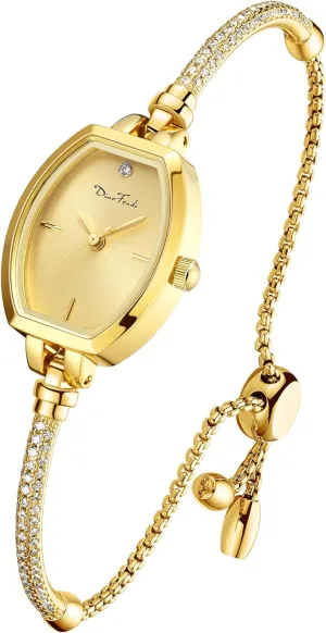 Watch for Women, Gifts for Girlfriend responsiveness virtue Diamond Dress Analog Watch Waterproof Petite Bracelet 