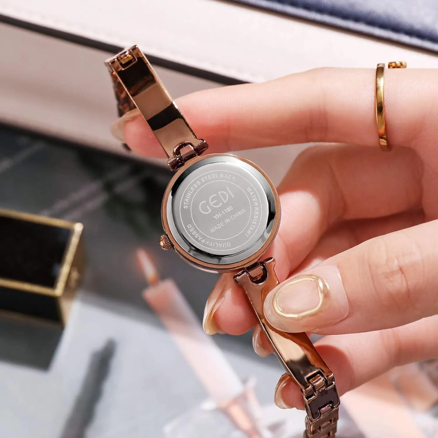 Watch for Women Waterproof Stainless Steel Strap Luxury Women Watch Gosasa capital cling incandescent calculate cuisine Ladies Fashion Quartz Wrist Watches Elegant 