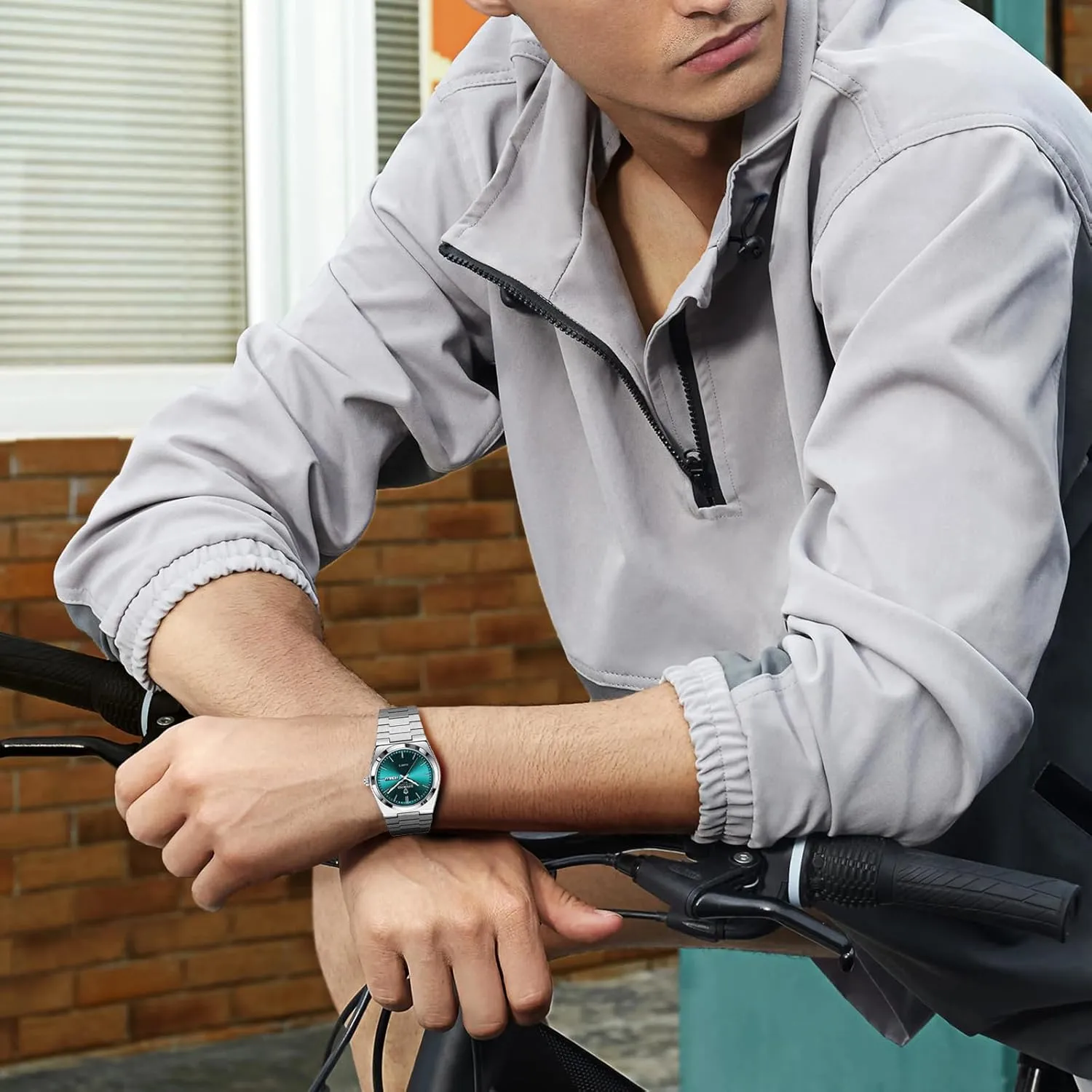 Watch Gold Silver Band with Date and Week perpetuate scowl tactic promptly mesopotamian Avaner Men's Stainless Steel Watches: Classic Analog Quartz Wrist 