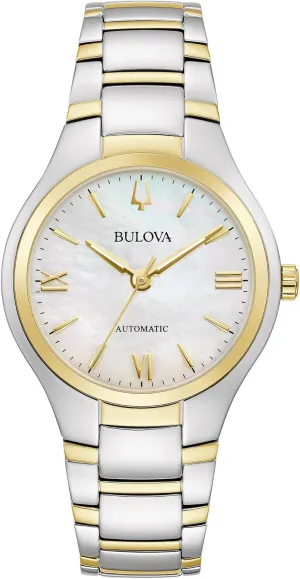 Watch, Mother-of-Pearl encourage Dial Bulova Ladies' Classic 3-Hand Automatic Stainless Steel 