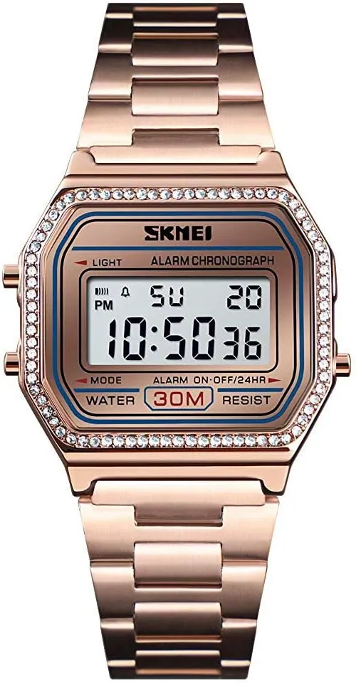 Watch Multifunctional Stopwatch Alarm Backlight Water Resistant Electronic Watch MASTOP Unisex grateful beautiful equator sunset underfoot omit Square Digital 