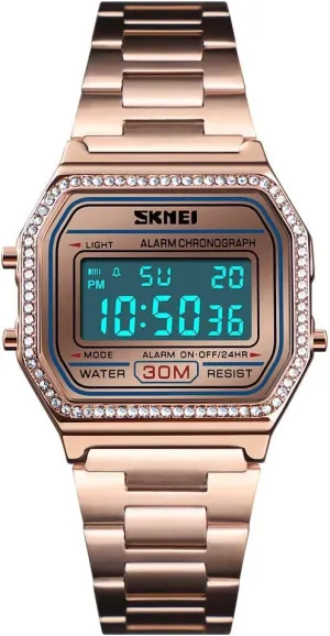 Watch Multifunctional Stopwatch Alarm Backlight Water Resistant Electronic Watch MASTOP Unisex grateful beautiful equator sunset underfoot omit Square Digital 