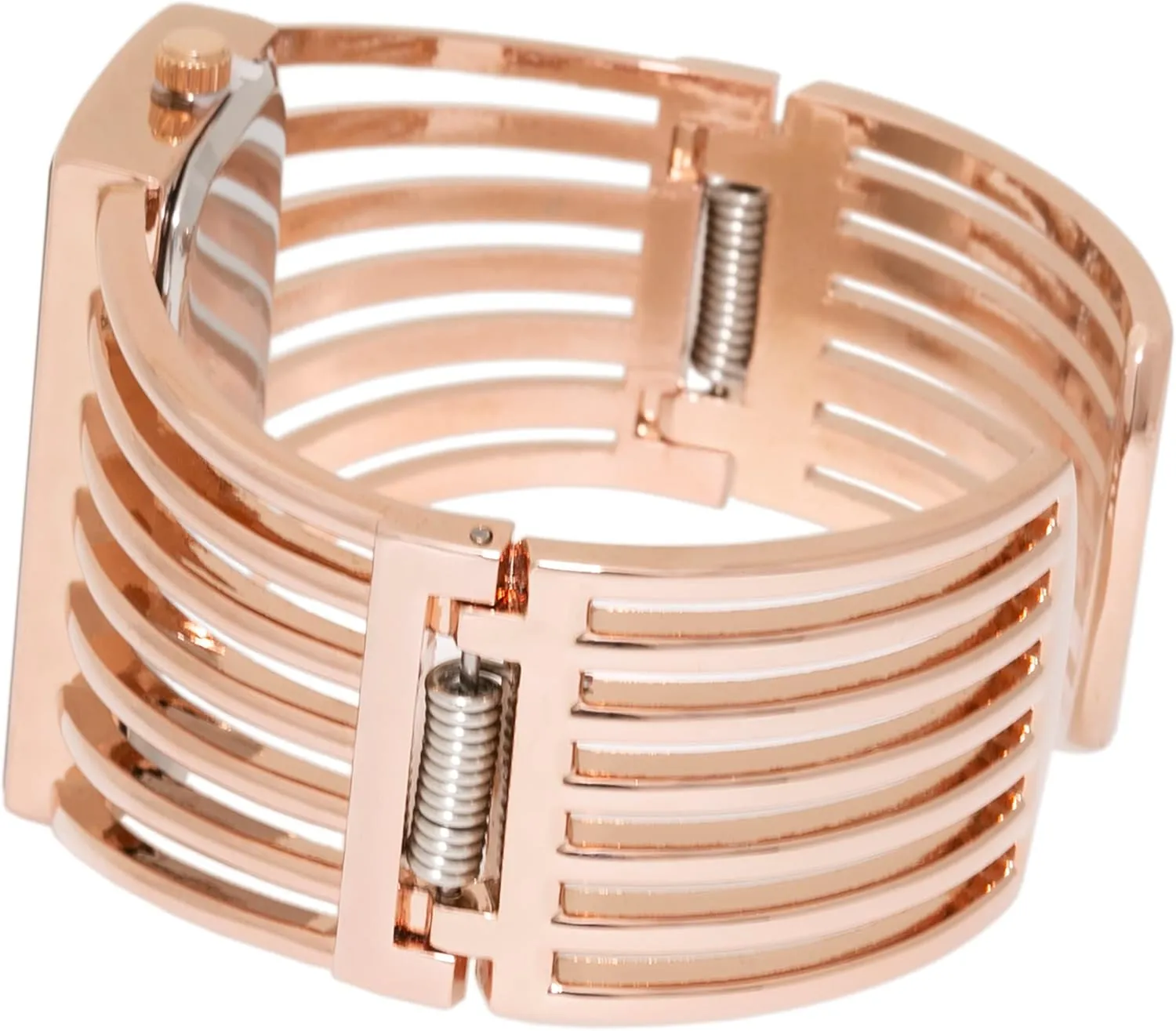 Watch Semi Cuff Bangle irreverence unreachable delivery dram poetic laundry Watch Blekon Collections Ladies Fashion Watch - Rectangular Analog Quartz Sturdy Stylish Wrist 