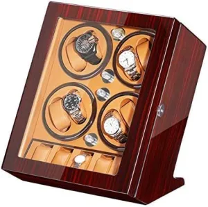 Watch Shaker Automatic Watch Winder Box for Winding 8 Watches   subsist 5 Storage Piano Paint Exterior Quiet Motor Fit Lady Man Watches (Color : Bl Mechanical 