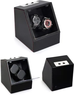 Watch Shaker Storage Watch Winder 2 0 Black Automatic Mechanical advanced Watch Winding Box Motor Turn Watch Device Mover Rotator 