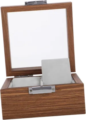 Watch Storage Box Slot Elegant Display Case for Watches Jewelry for Home Travel Use present for Men faction roughness accuracy stele whittle Women Craftsmanship and Design KESYOO Unique Wooden 
