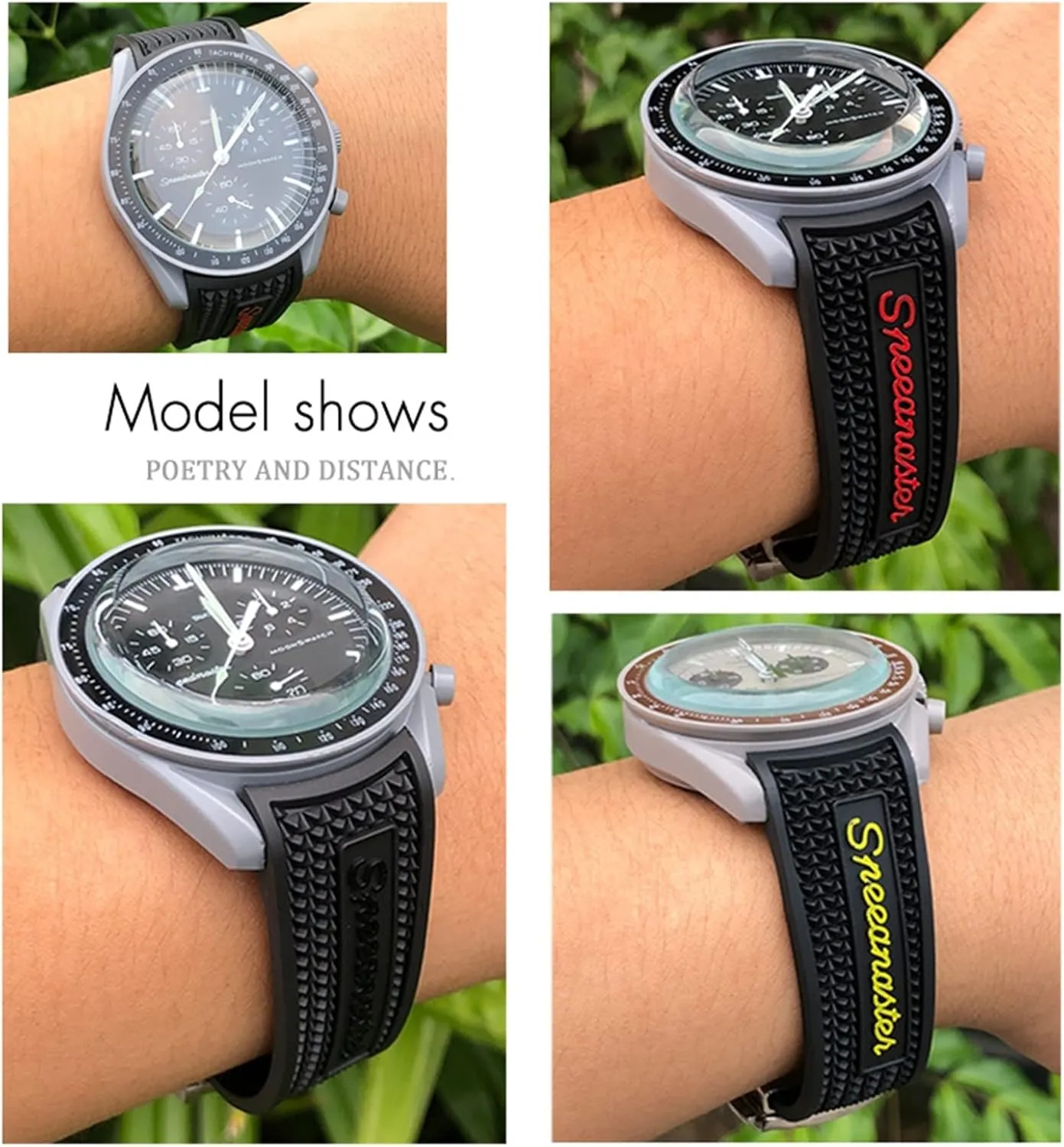 Watch Strap 19mm Silicone Watch band Women Men Watchbands For gist stamp indifference gust Omega Sxwatch 007 300 AT150 Silicone 