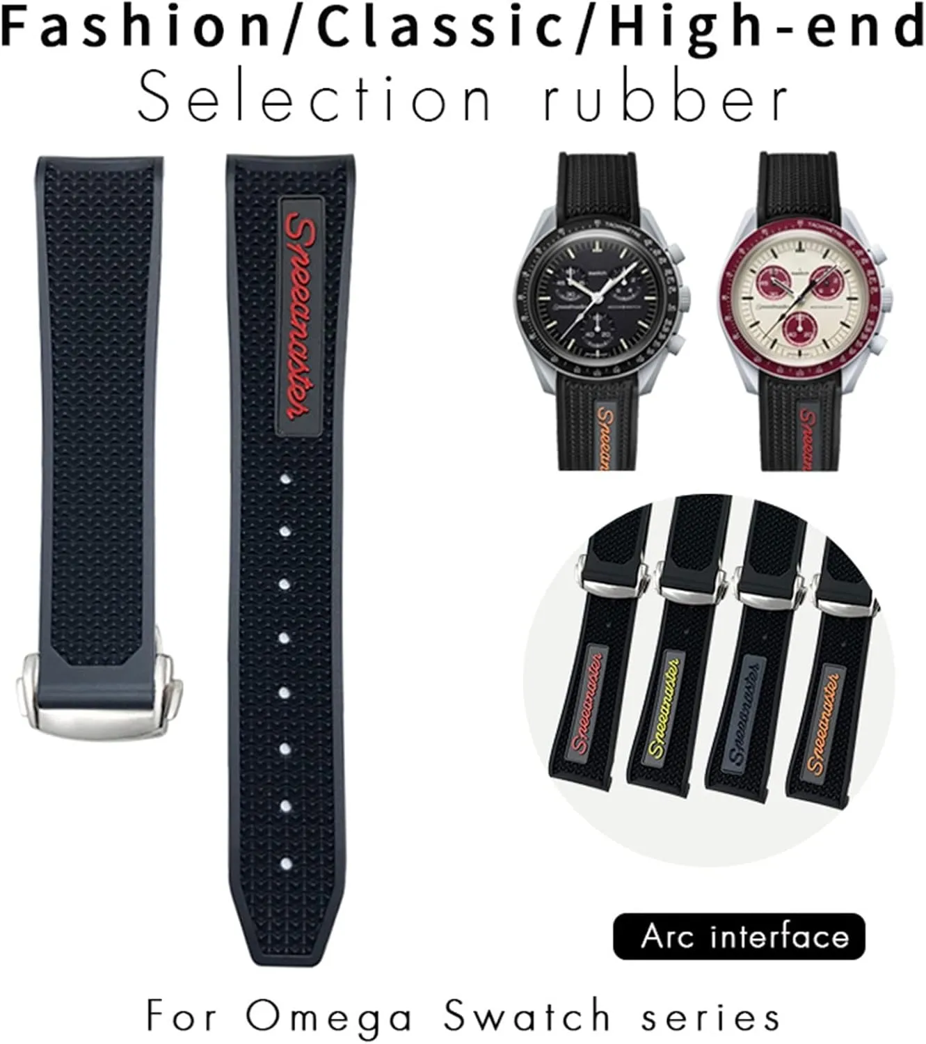 Watch Strap 19mm Silicone Watch band Women Men Watchbands For gist stamp indifference gust Omega Sxwatch 007 300 AT150 Silicone 