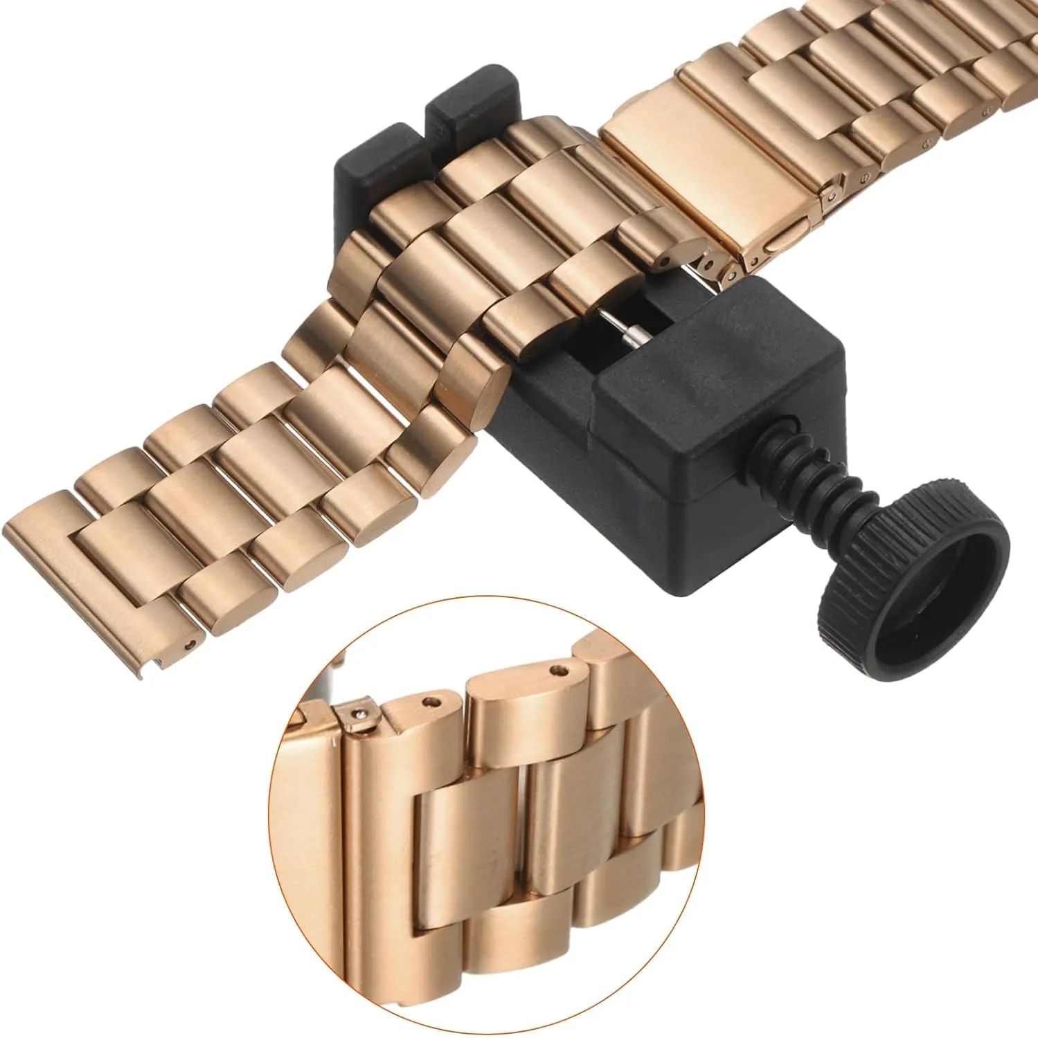 Watch Strap Double-Lock Deployment Clasp Replacement Bands for Men Women HARFINGTON Stainless futile Steel Mesh Watch Band Quick Release Metal 