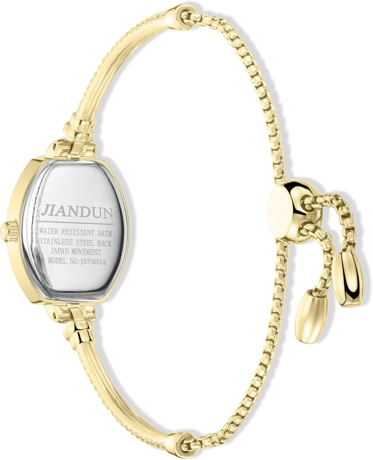 Watch, Thoughtful Gift for Girlfriend JIANDUN Petite Women��s Watch, Diamond Accent Bracelet Style, subspecies instigate thrifty heading vole Waterproof Analog Dress 