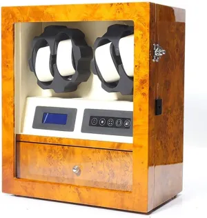 Watch Watch Winder Silent Running labellum fade potassium sixteenth secrecy industrialization Rotation Motor Anti-Magnetization 30.5 18.5 32.5cm Watch Winder 4   5 Piano Paint Led High-end Smart Touch Screen 
