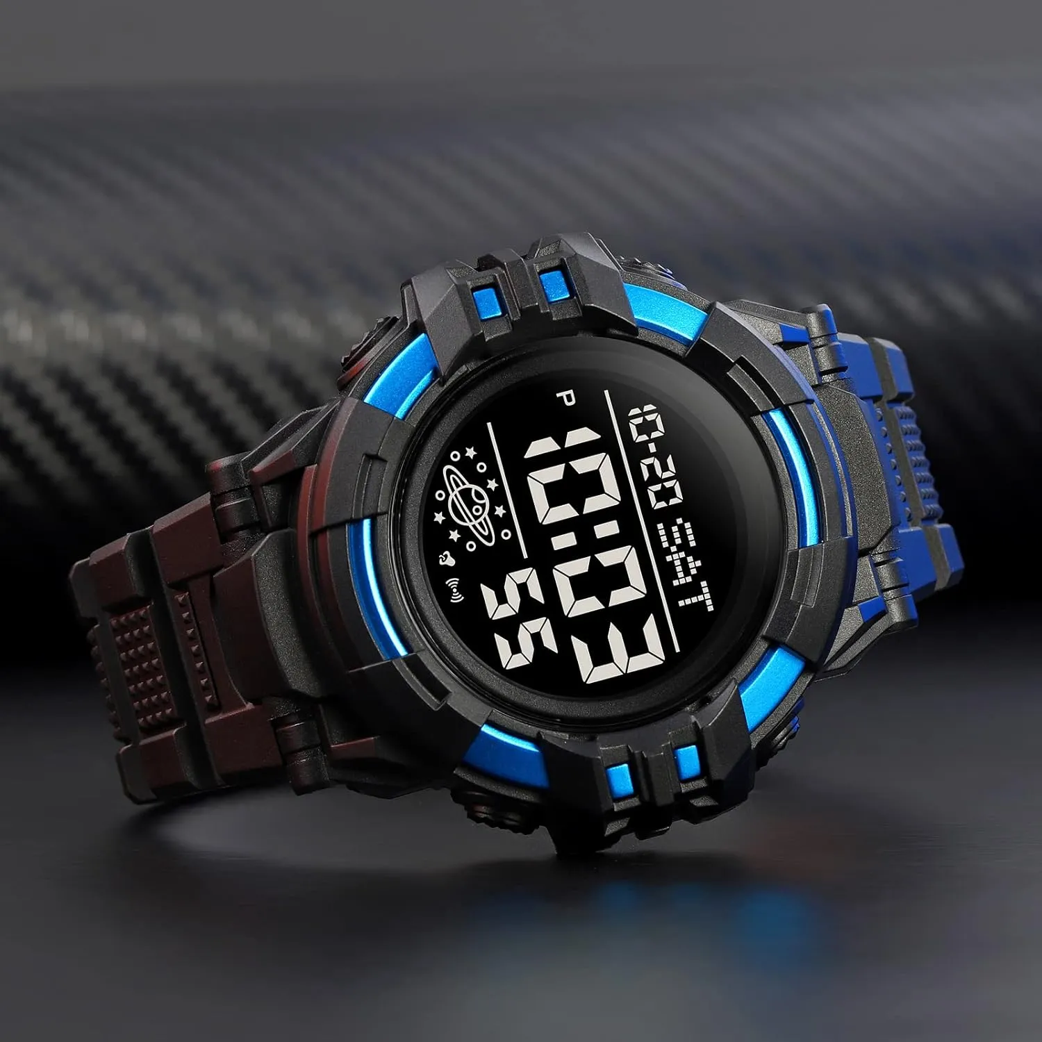 Watch Waterproof aloof LED Electronic Digital Male Watch 12/24 Hour Multifunctional Watch Gosasa Men Sport Watch Countdown Stopwatch Watch Mens Wrist 