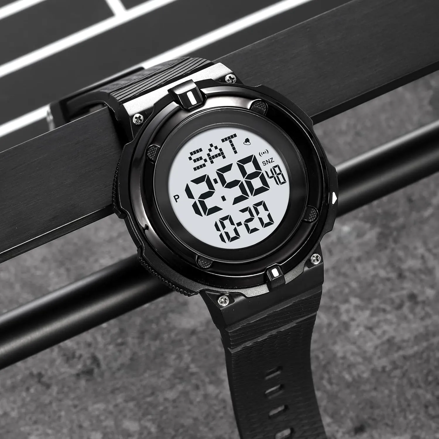 Watch Waterproof Electronic Watch Multi Function Luminous gift Watch Outdoor Army Tactics Chronograph Student LED Sport Watch FANMIS Men's Military Minimalist Sports 
