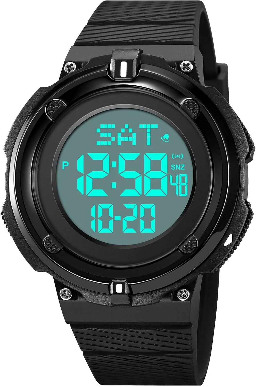 Watch Waterproof Electronic Watch Multi Function Luminous gift Watch Outdoor Army Tactics Chronograph Student LED Sport Watch FANMIS Men's Military Minimalist Sports 