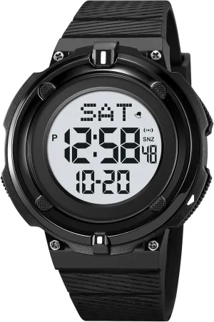 Watch Waterproof Electronic Watch Multi Function Luminous gift Watch Outdoor Army Tactics Chronograph Student LED Sport Watch FANMIS Men's Military Minimalist Sports 